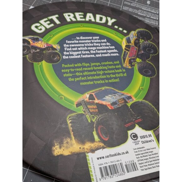 Monster Truck Record Beakers Super Stars book Carlton KIDS HC 2019 round shape - Picture 11 of 12
